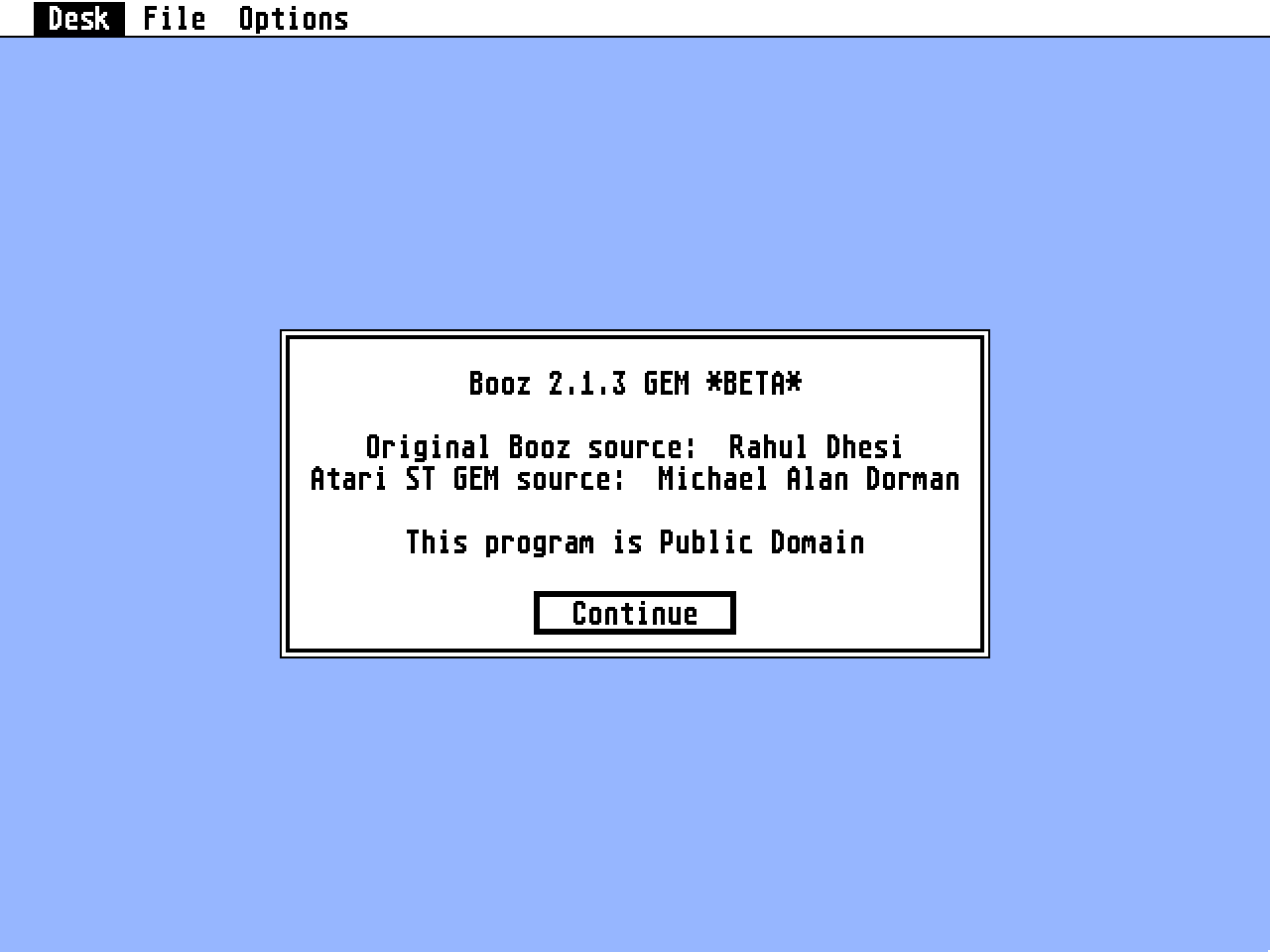 Booz GEM — screenshot 1